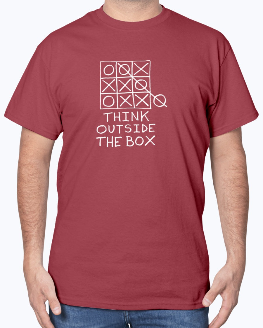 Think Outside the Box - Geek Nerd Unisex T-Shirt