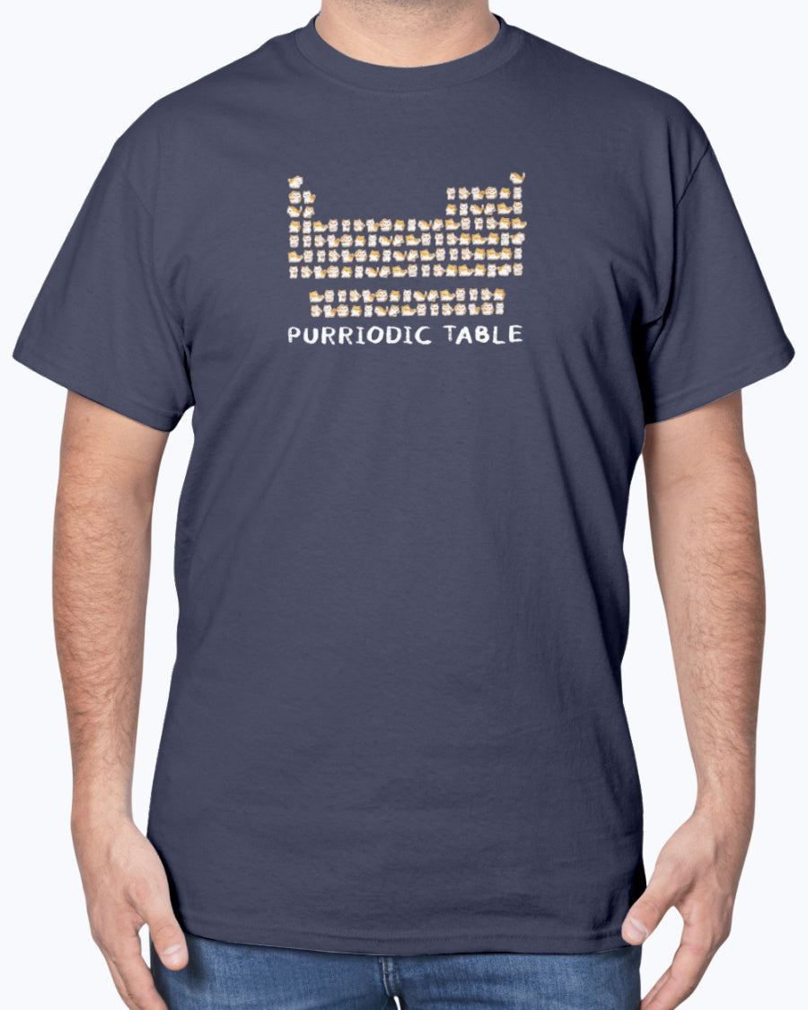 Purriodic Table - Science Chemistry Geek Cat Lover Scientist Unisex T-Shirt