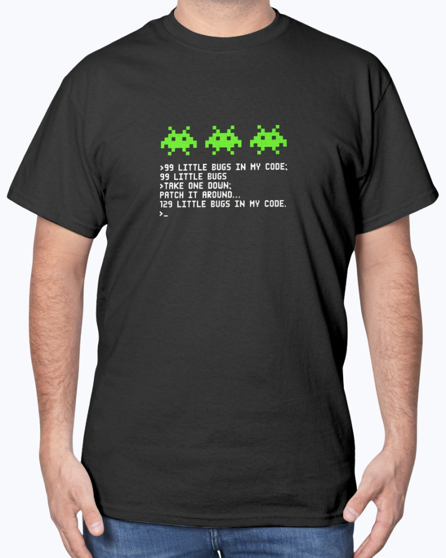99 Little Bugs In My Code - Nerd Shirt - IT Shirt - Coder Unisex T-Shirt