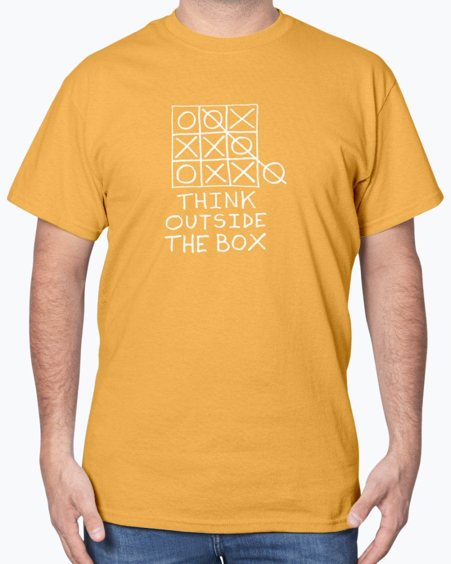 Think Outside the Box - Geek Nerd Unisex T-Shirt
