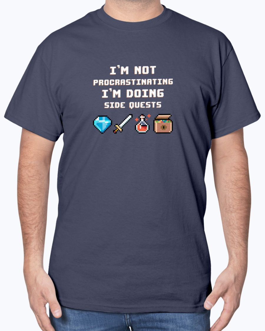 I'm Not Procrastinating I'm Doing Side Quests - Gamer Unisex T-Shirt