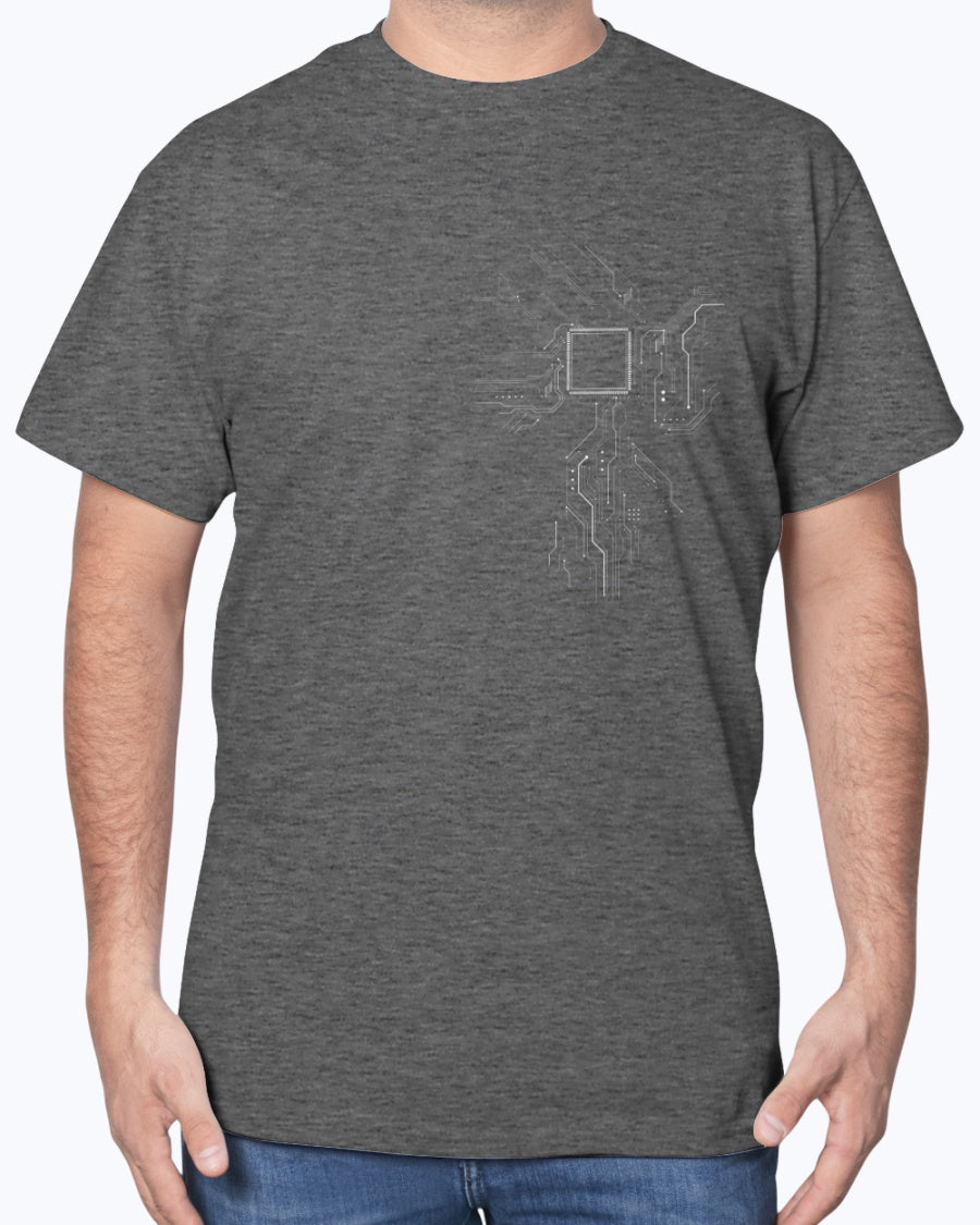 CPU Heart Chipset Board - Geek Coding T-shirt - IT Nerd Unisex T-Shirt