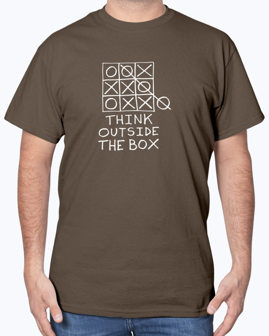 Think Outside the Box - Geek Nerd Unisex T-Shirt