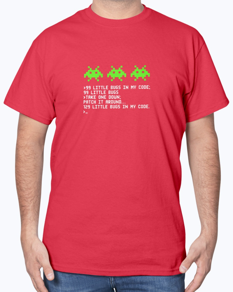 99 Little Bugs In My Code - Nerd Shirt - IT Shirt - Coder Unisex T-Shirt