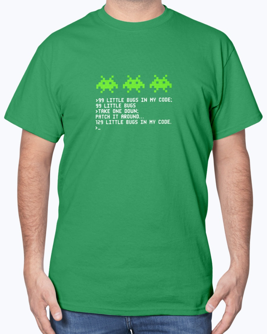 99 Little Bugs In My Code - Nerd Shirt - IT Shirt - Coder Unisex T-Shirt