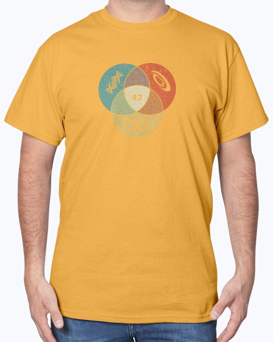 42 Answer to Life the Universe and Everything - Science Geek Unisex T-Shirt