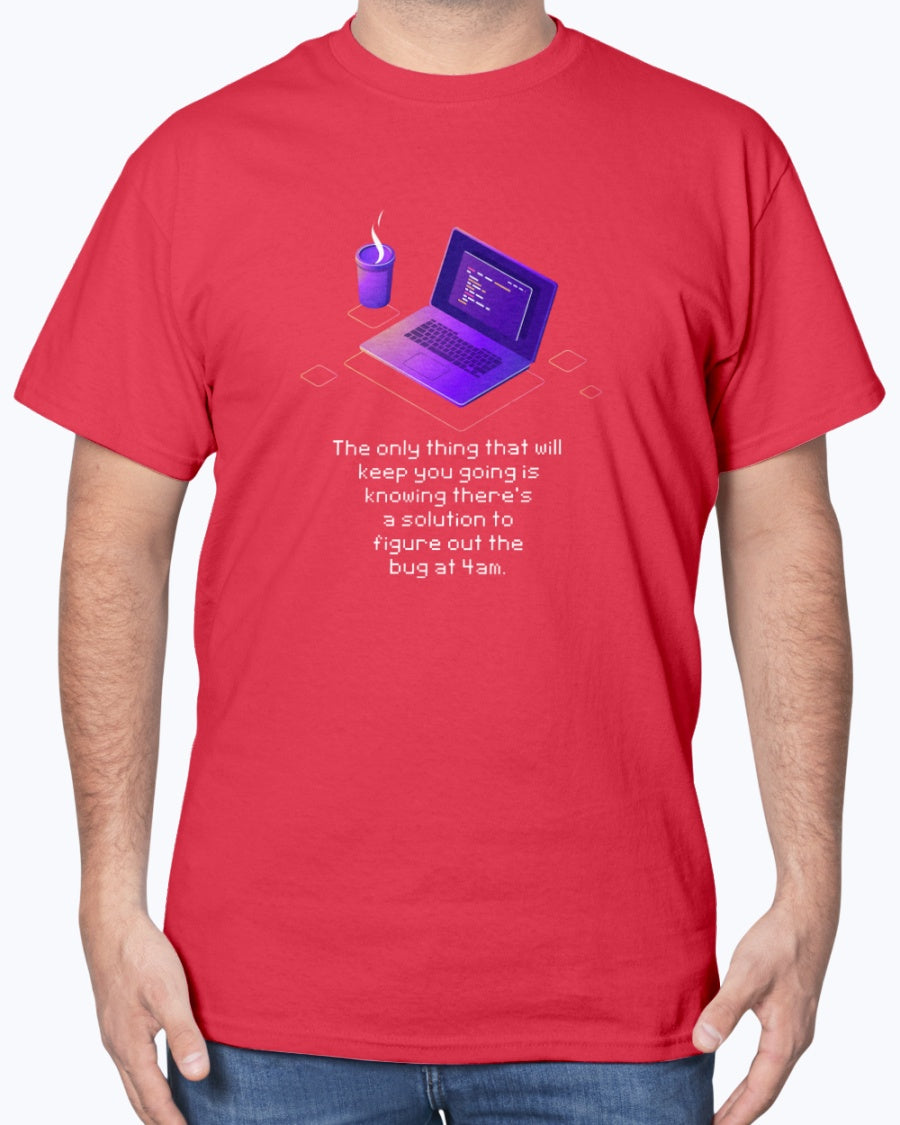 Figure Out The Bug At 4am - Geek Coding Unisex T-Shirt