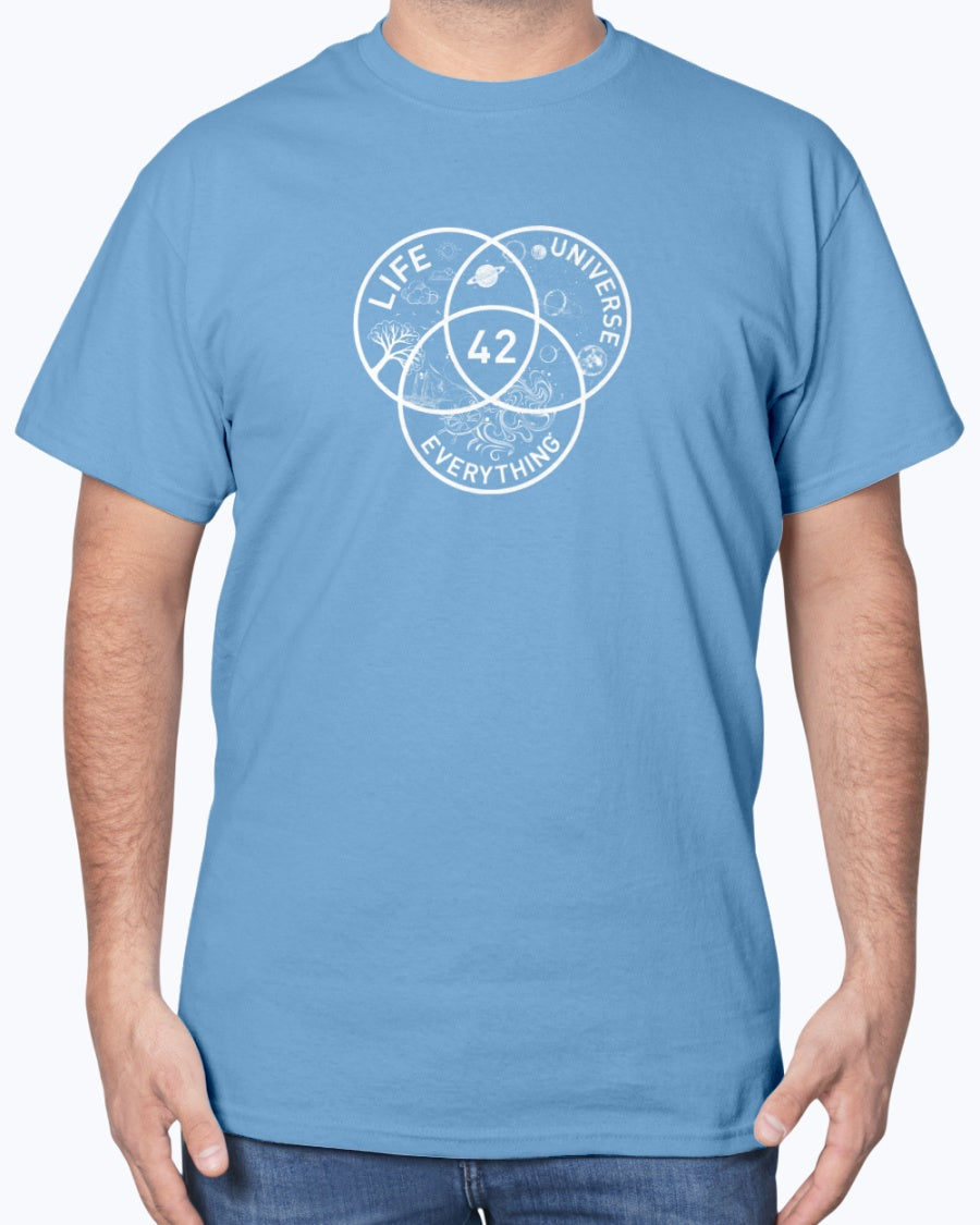 42 Answer to Life the Universe and Everything - Geek Unisex T-Shirt
