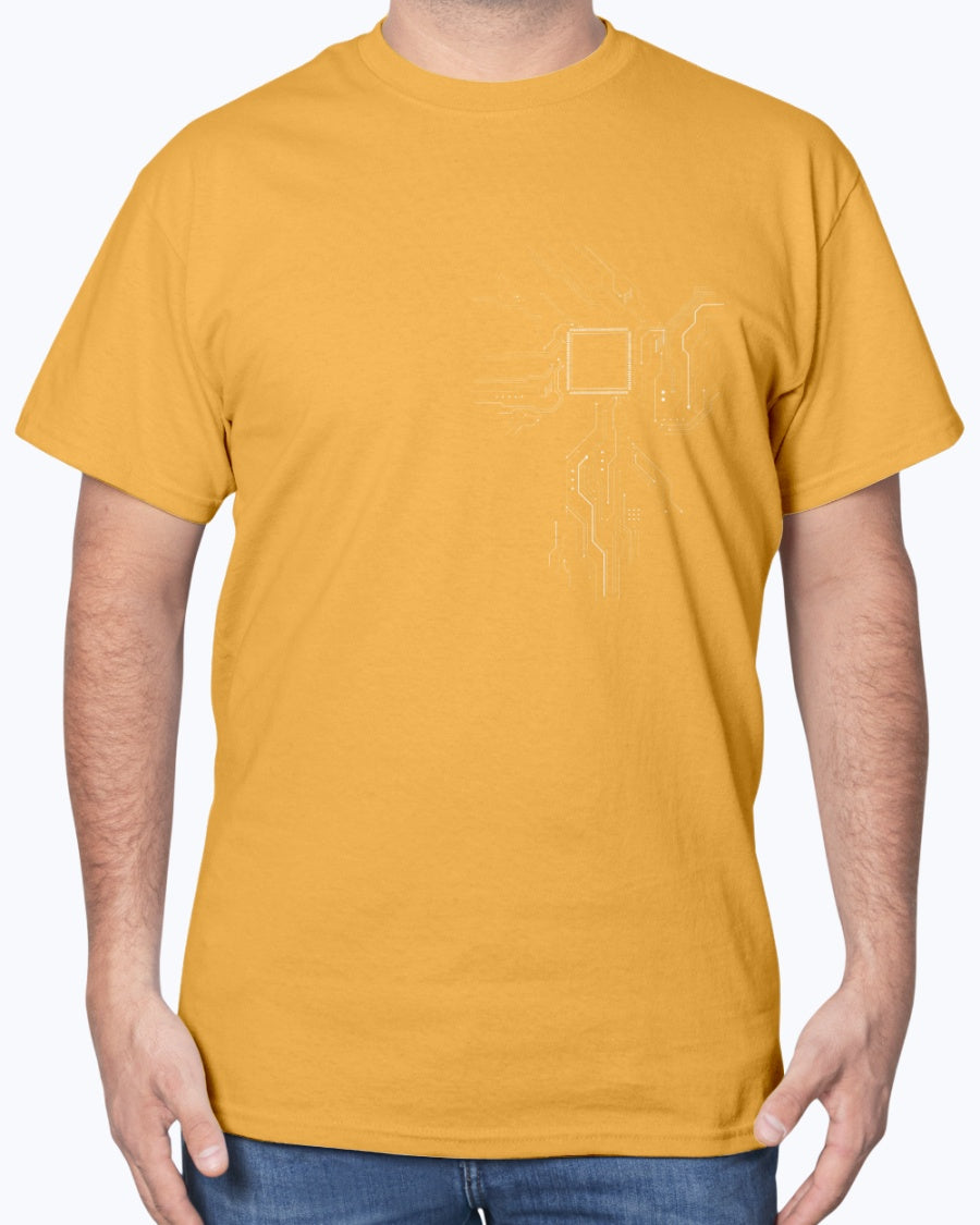 CPU Heart Chipset Board - Geek Coding T-shirt - IT Nerd Unisex T-Shirt