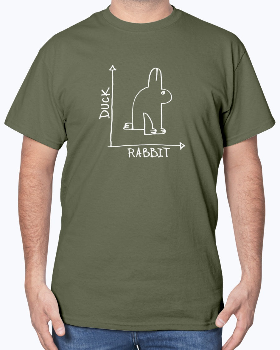 Rabbit-Duck Paradox - Physics Math Geek Science Unisex T-Shirt