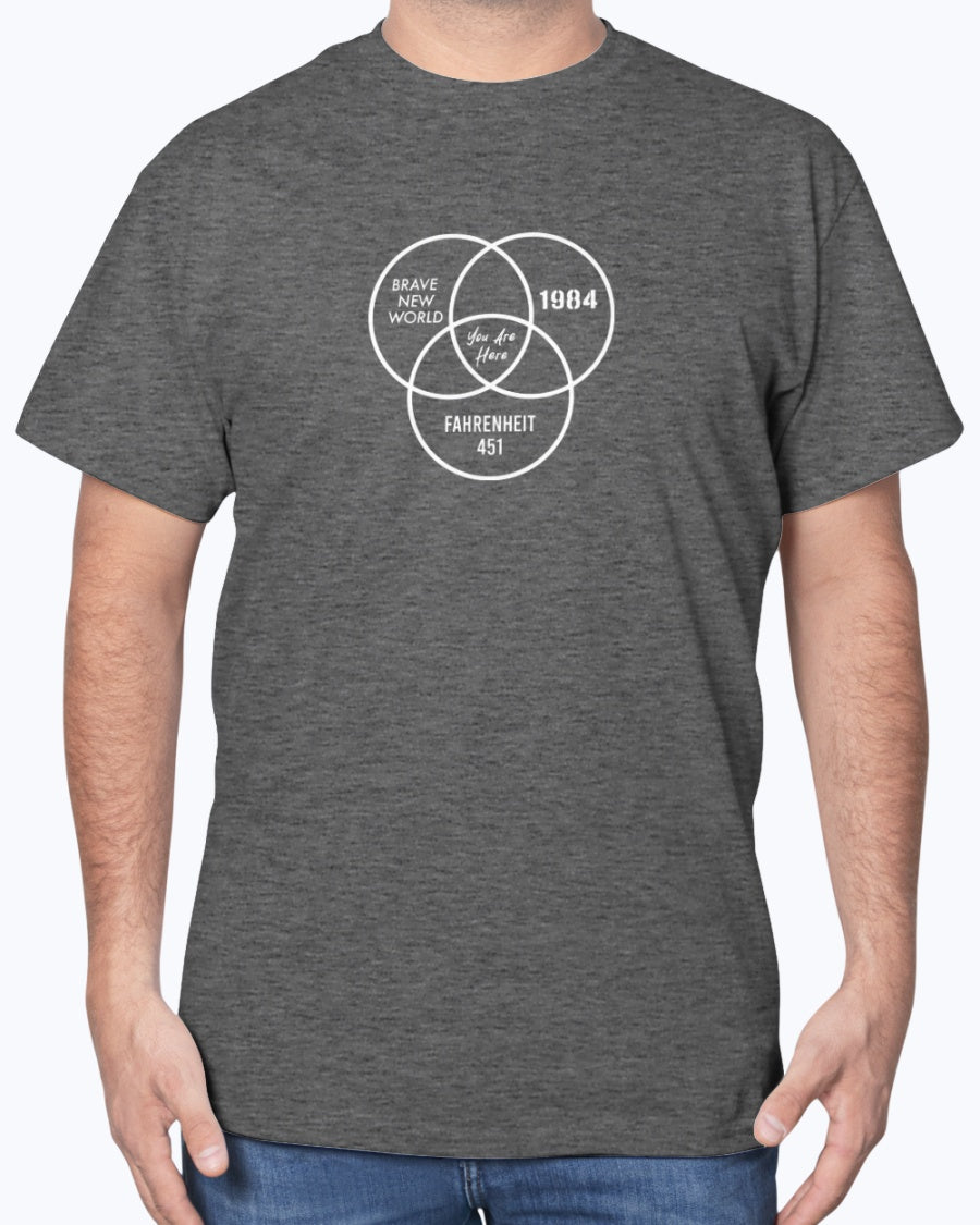 You Are Here - Dystopian Books - Reader Book Fan Unisex T-Shirt