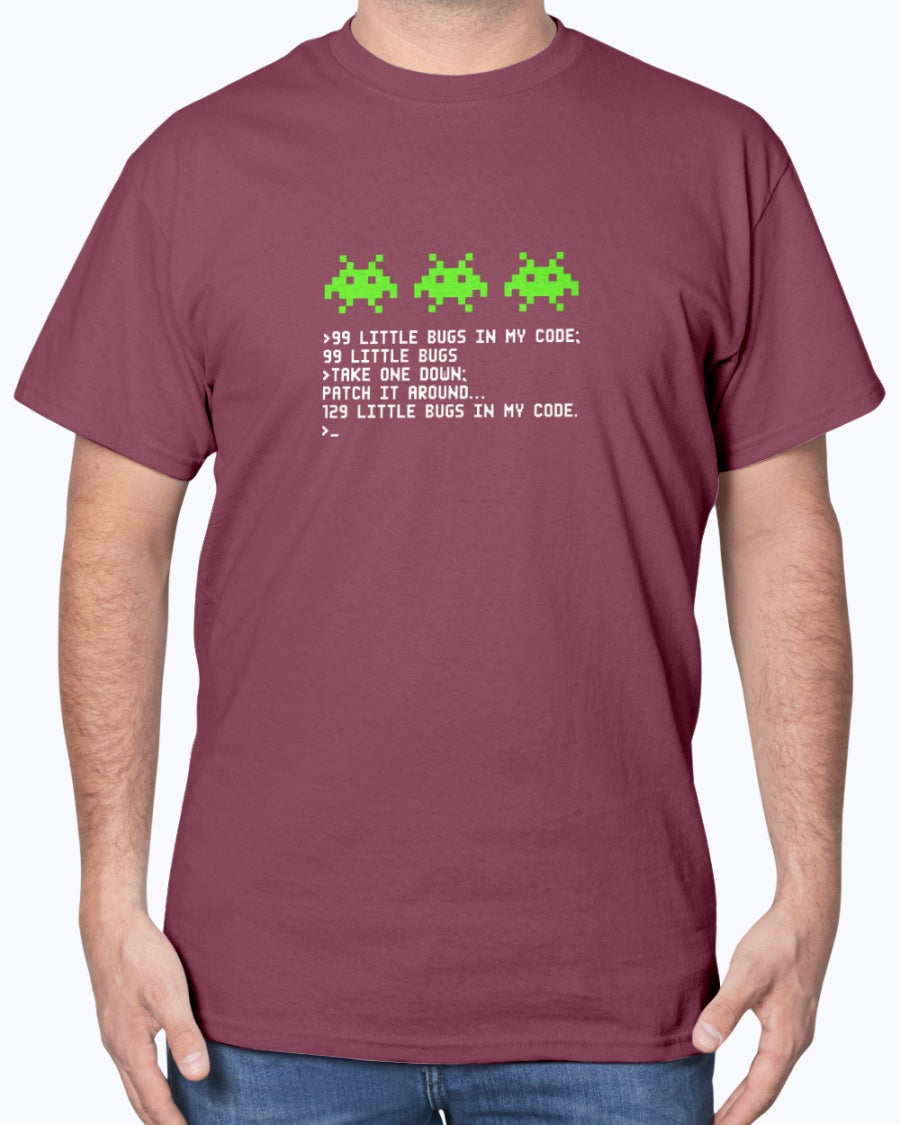 99 Little Bugs In My Code - Nerd Shirt - IT Shirt - Coder Unisex T-Shirt