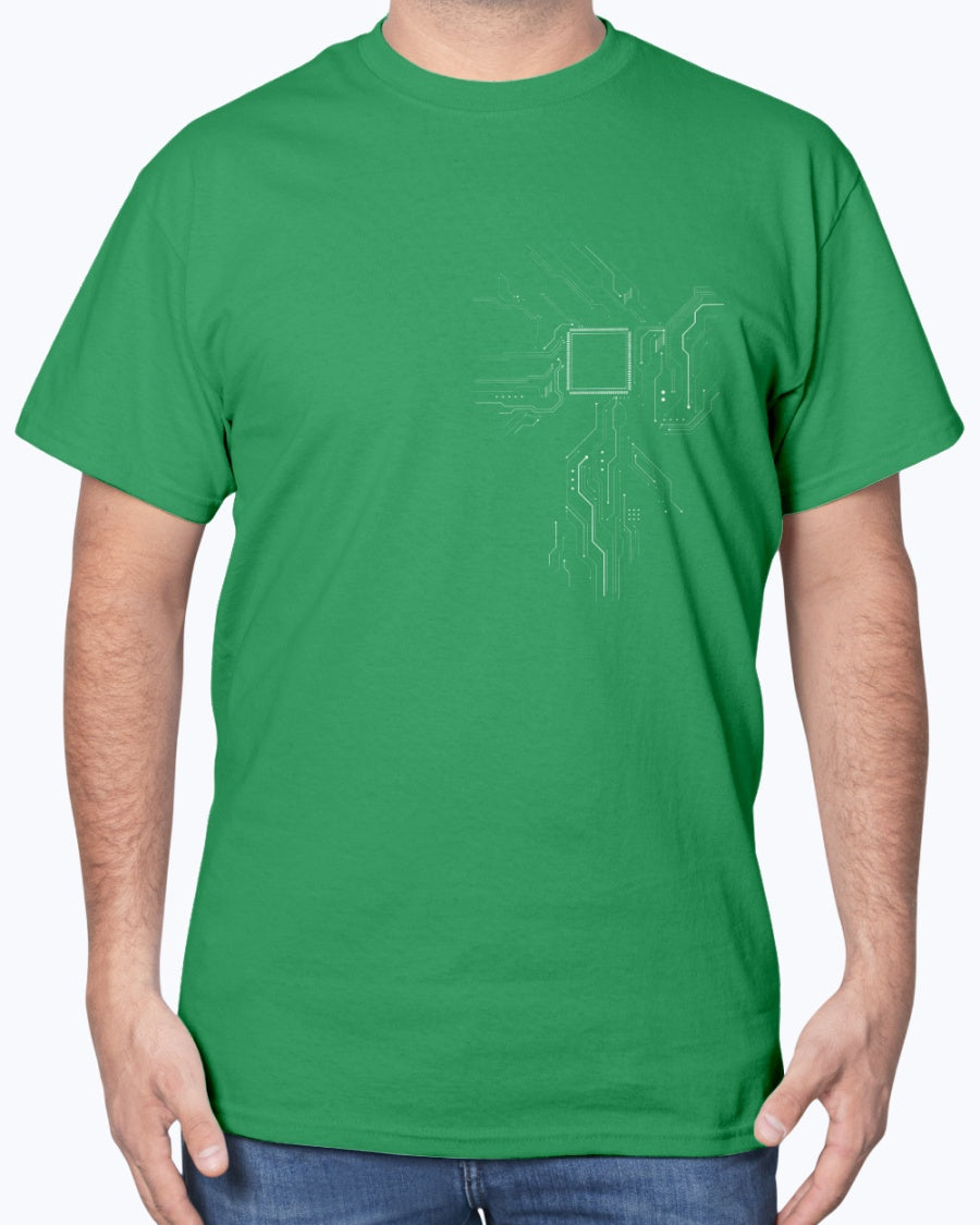 CPU Heart Chipset Board - Geek Coding T-shirt - IT Nerd Unisex T-Shirt