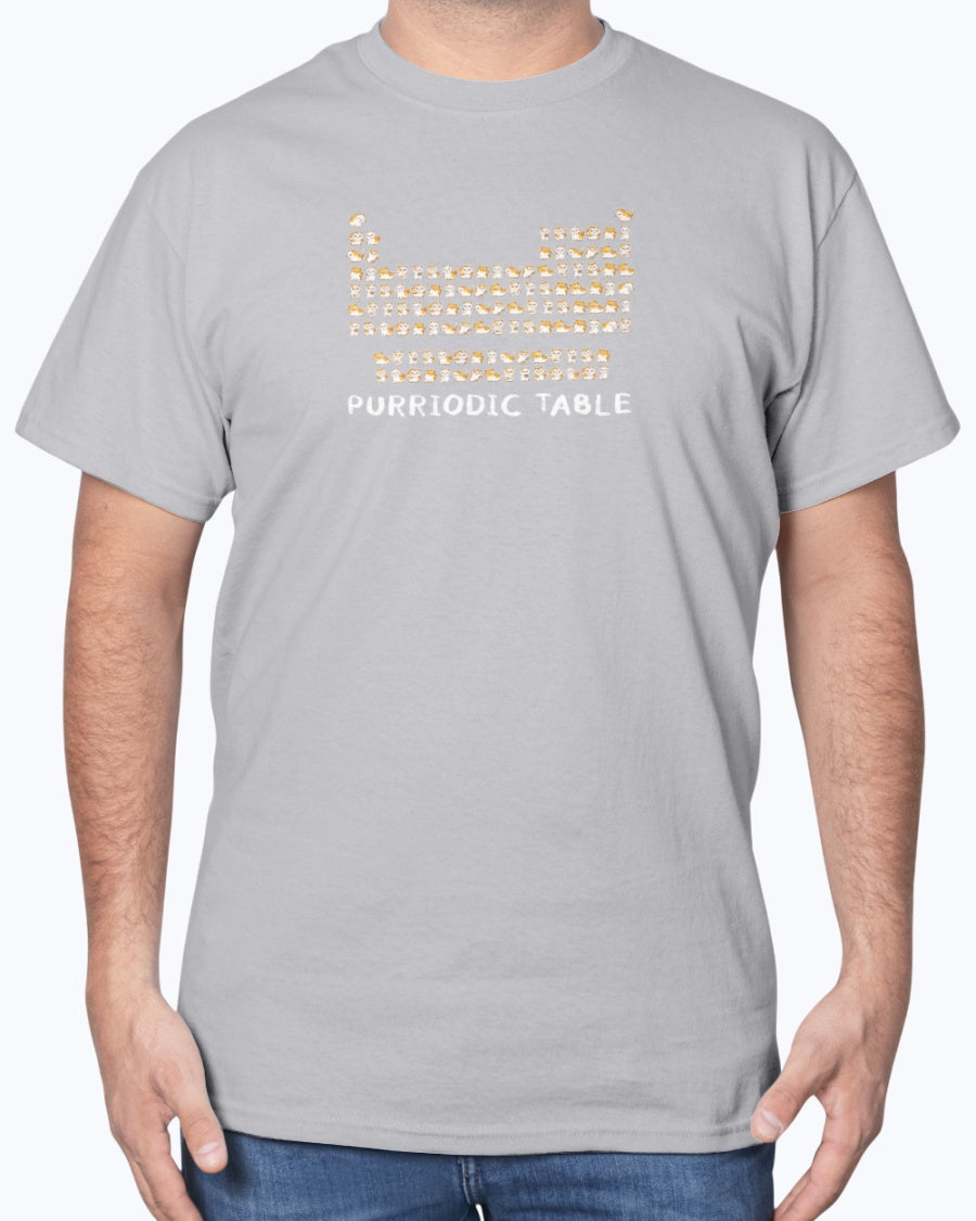 Purriodic Table - Science Chemistry Geek Cat Lover Scientist Unisex T-Shirt