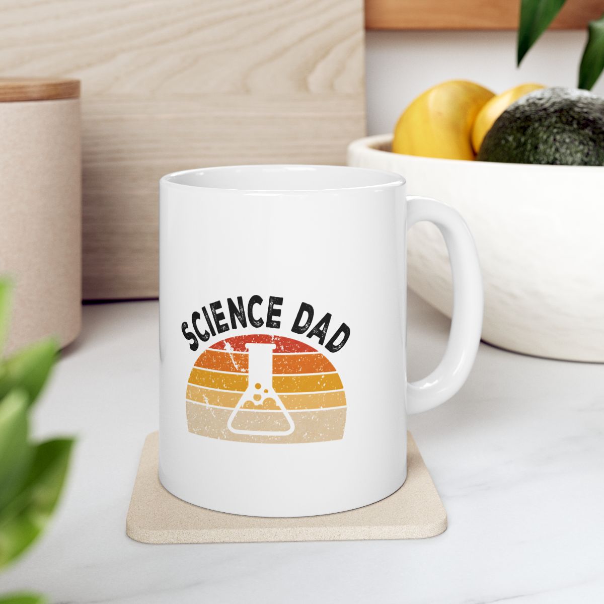 Science Dad Retro Flask Mug context-4