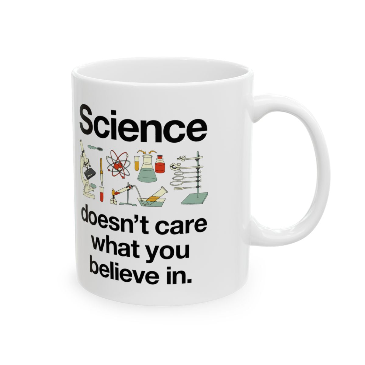 Science Doesn't Care Mug right #Size_11oz