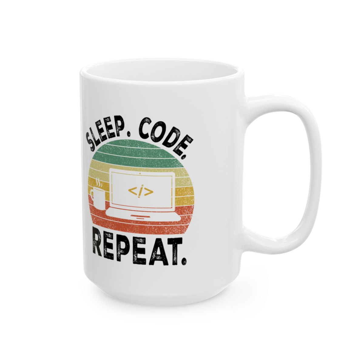 Sleep. Code. Repeat. Mug right #Size_15oz