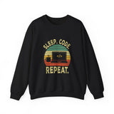Sleep. Code. Repeat. Sweatshirt