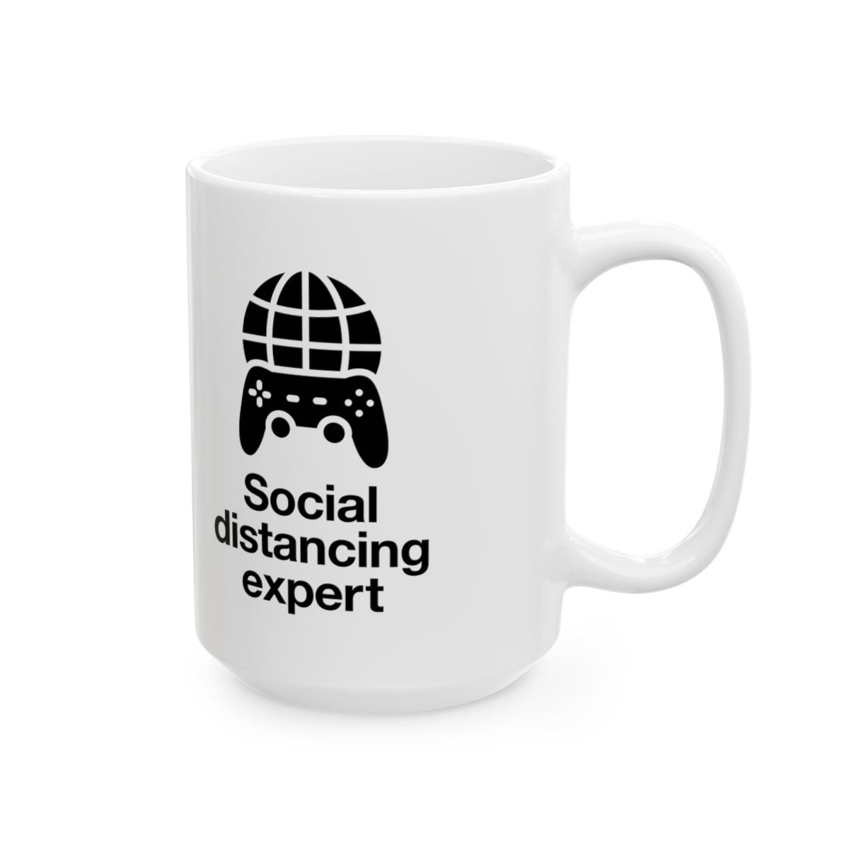 Social Distancing Expert Mug right #Size_15oz