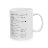 The Cosmic Calendar Mug