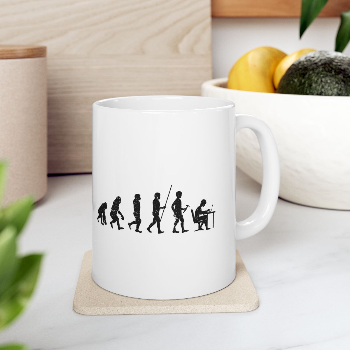 The Evolution To Coders Mug context-4