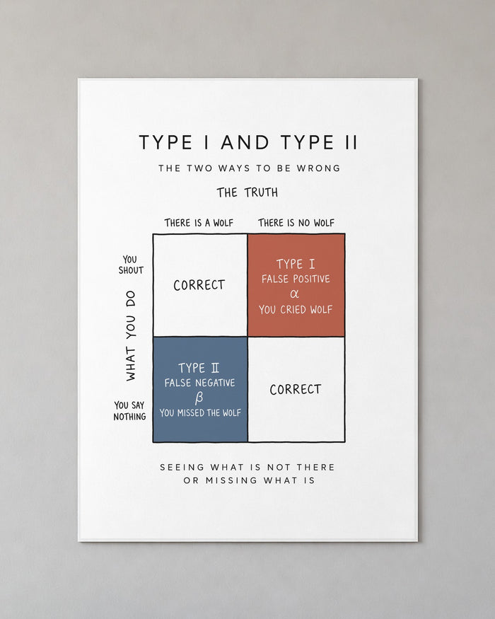 Type I And Type II Poster
