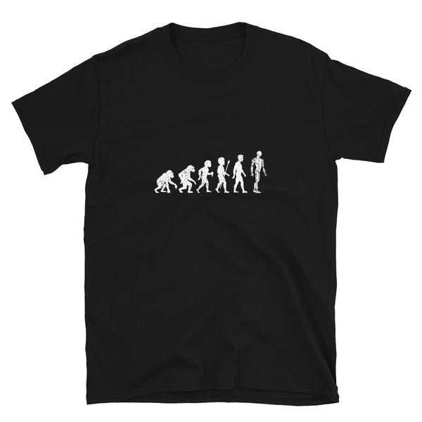 Evolution of Man to Machine - AI Robotics - Science Geek T-Shirt