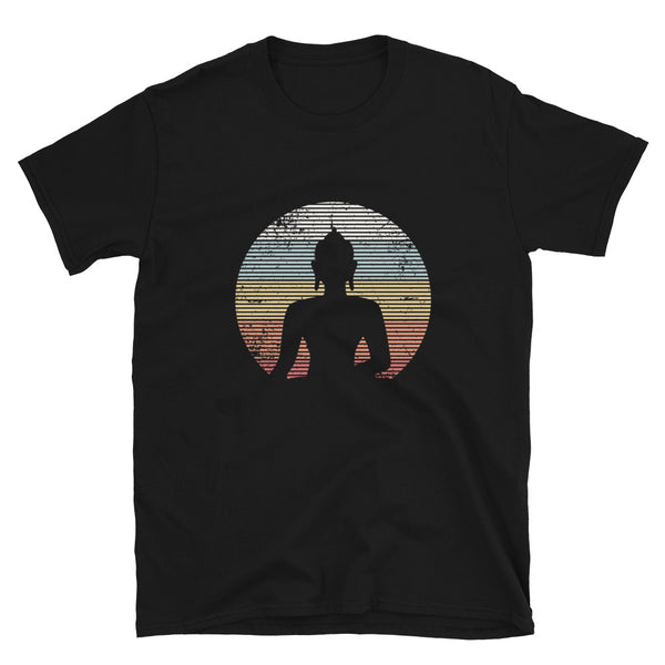 Vintage Sunset Buddha Geek T-Shirt