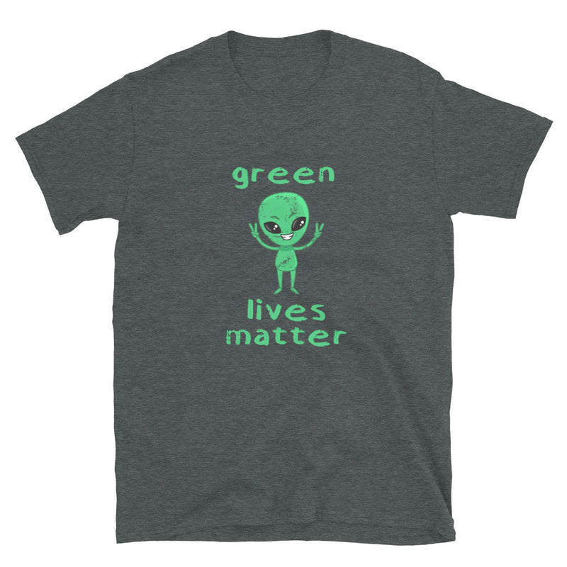 Green Lives Matter - Science Alien Geek T-Shirt