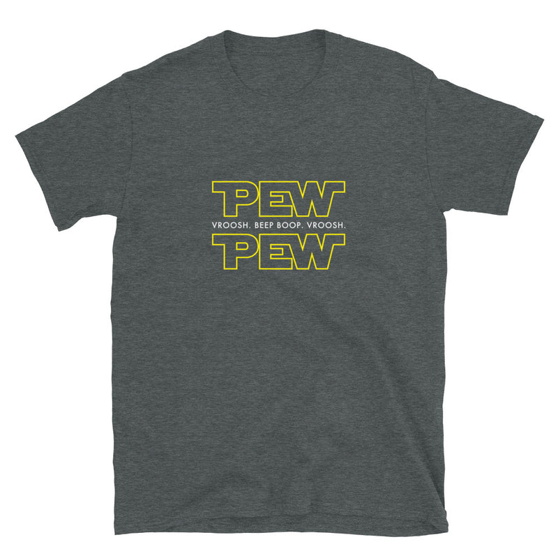 Pew Pew Wars - Funny Sci-fi - Star Noises - Space Science Geek T-Shirt