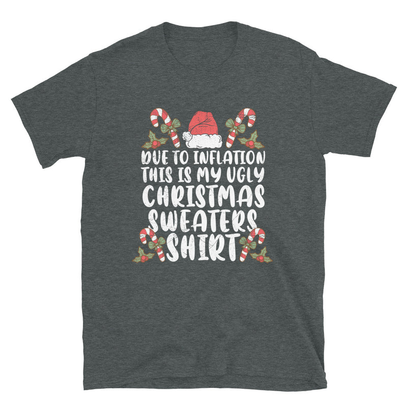 Ugly Christmas Sweater Geek T-Shirt - Inflation Edition