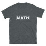 Math The Only Subject That Counts - Geek Math T-Shirt