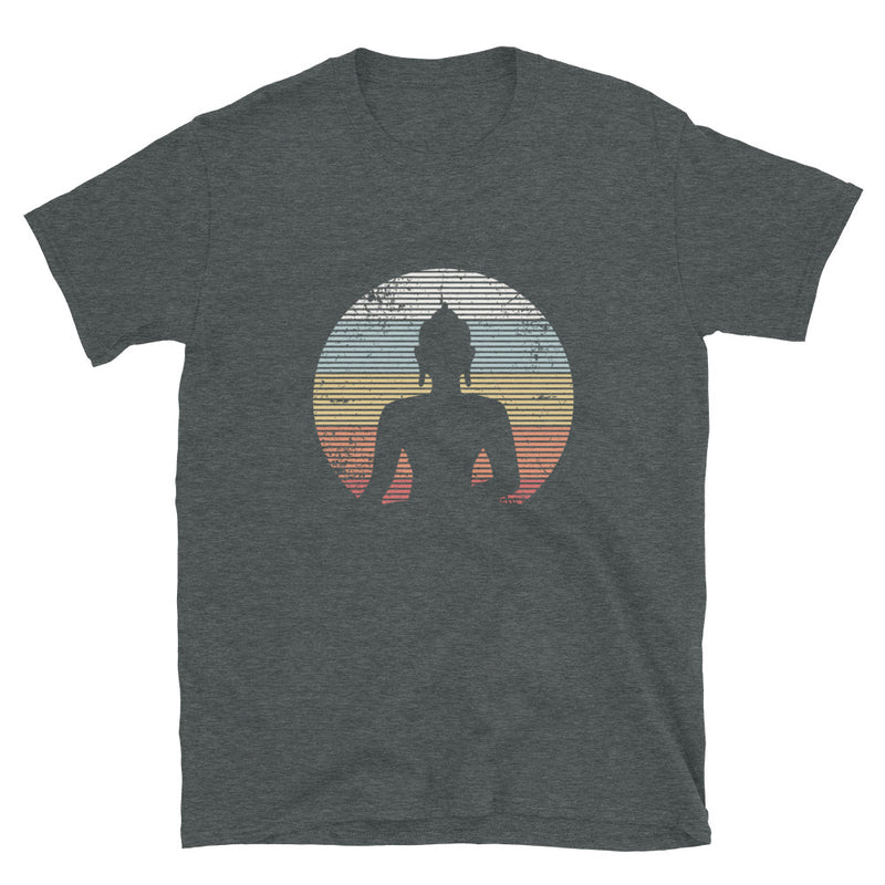 Vintage Sunset Buddha Geek T-Shirt