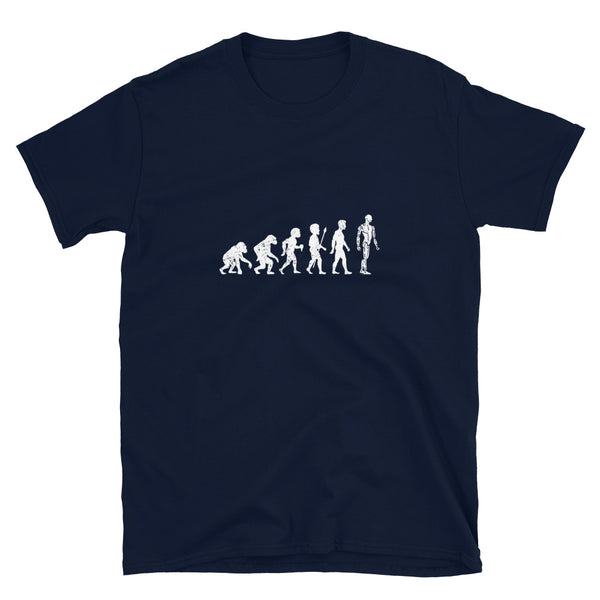 Evolution of Man to Machine - AI Robotics - Science Geek T-Shirt