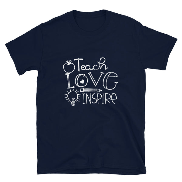 Teach Love Inspire - Geek Teacher T-Shirt