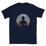 Vintage Sunset Buddha Geek T-Shirt