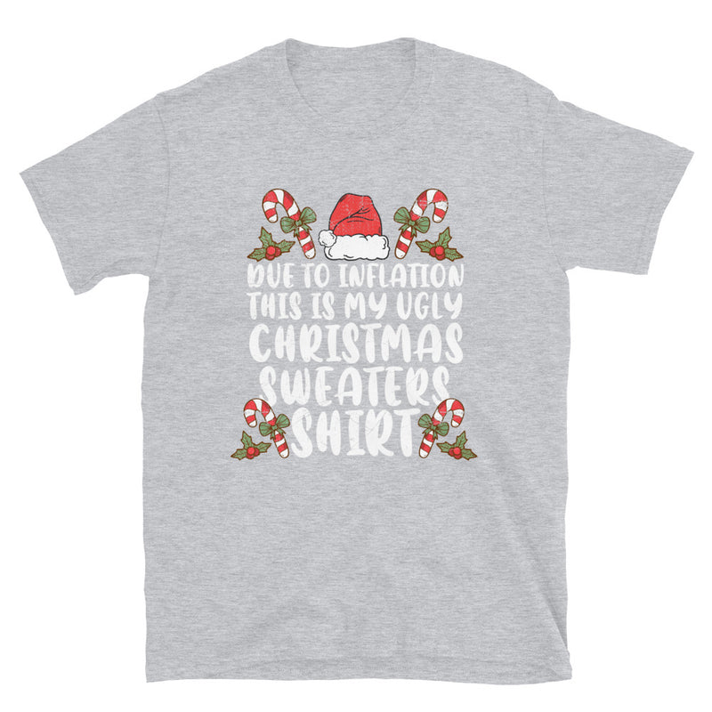 Ugly Christmas Sweater Geek T-Shirt - Inflation Edition