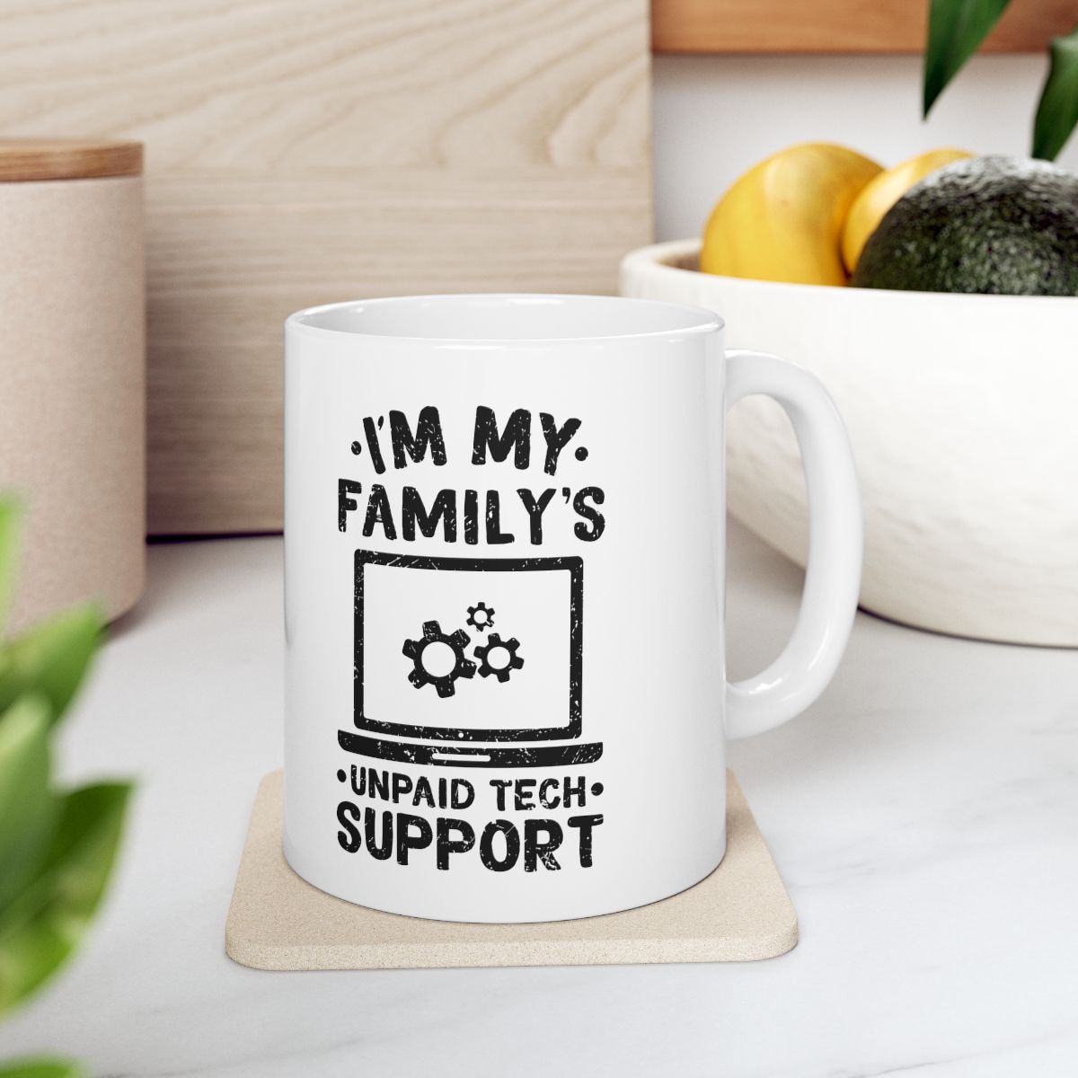 Unpaid Tech Support Mug context-4
