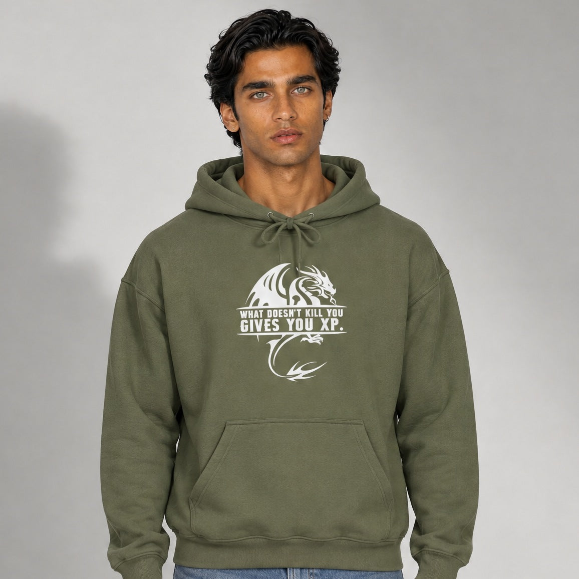 what doesnt kill you gives you xp hoodie model