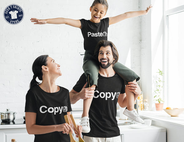 Copy & Paste, Matching Family Shirts, Mommy and Me, Dad and Son, New Mom, Dad, Pregnancy