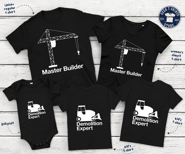 Master Builder Matching Shirts