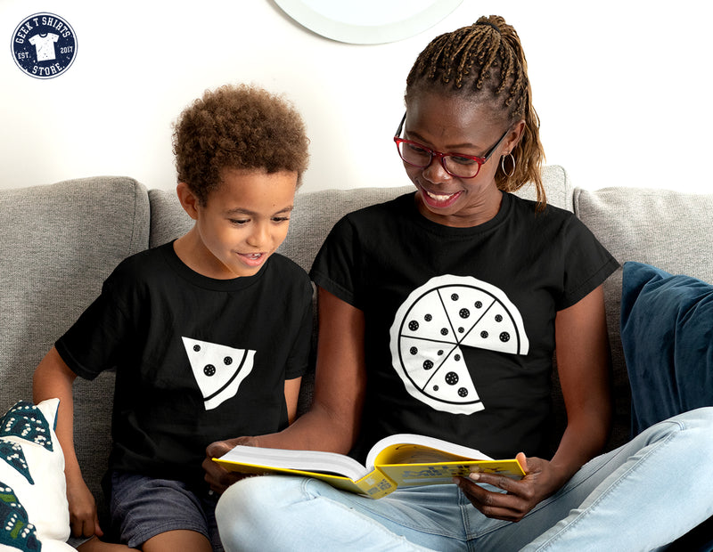 Pizza Slices, Matching Family Shirts, Mommy and Me, Dad and Son, New Mom, Dad, Pregnancy