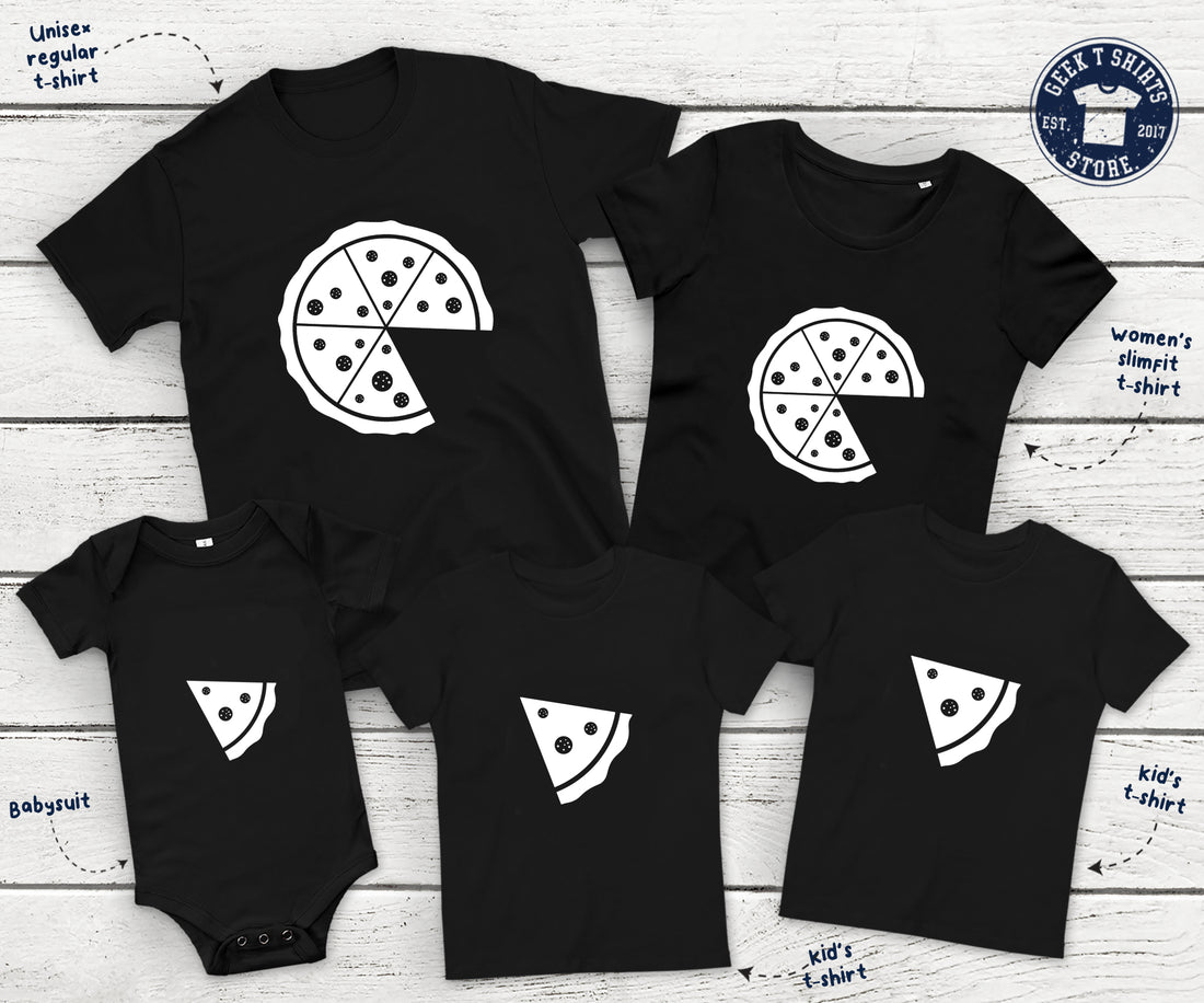 Pizza Slices Matching Shirts