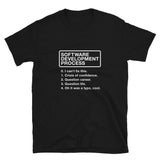Software Development Process - Geek Coding T-shirt