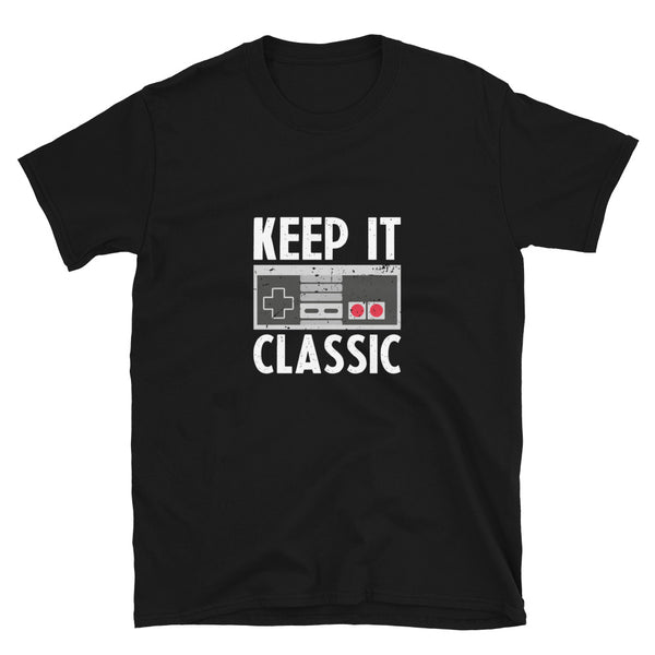 Keep It Classic - Retro Video Gamer T-Shirt - 8 Bit Console Gamer Shirt