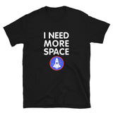 I Need More Space NASA Space Shuttle Logo  -  Geek Science Astronomy T-Shirt