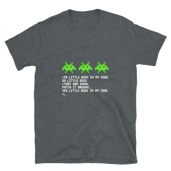 99 Little Bugs Unisex Geek T-shirt