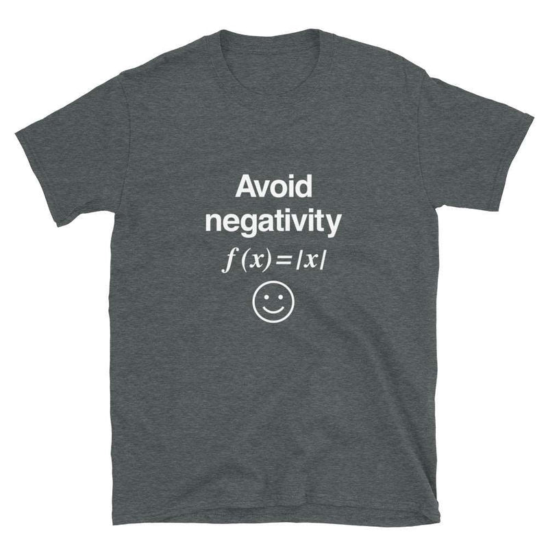 Avoid Negativity Unisex Geek T-shirt