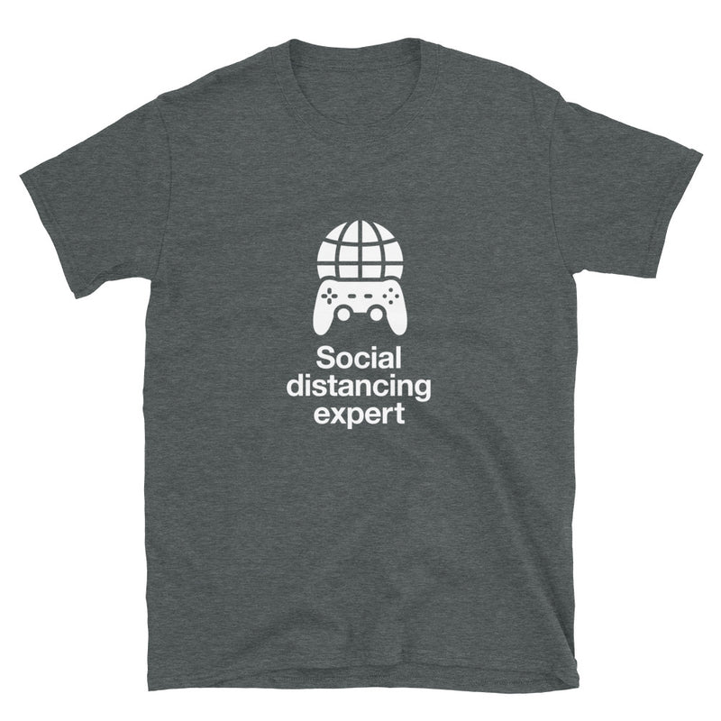 Social Distancing Expert - Geek Gamer T-Shirt