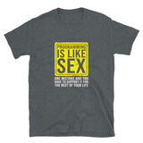 Programming Is Like Sex Geek T-Shirt